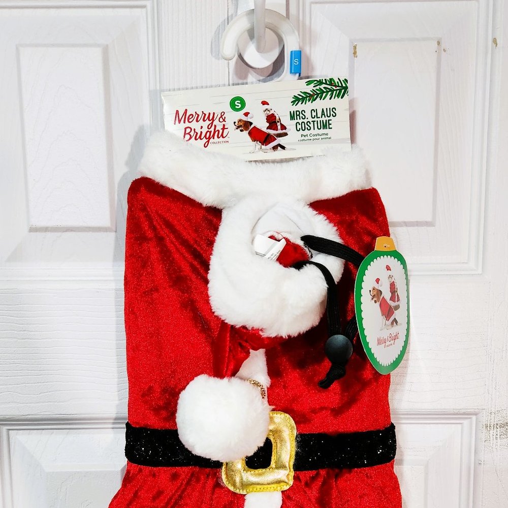 Merry & Bright Mrs. Claus Costume for Dogs and Cats